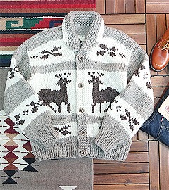 캐나다 핸드메이드 양모100% 인디언 코위찬 캐나다 스웨터 cowichan sweater 프리사이즈~! 굿 컨디션~!